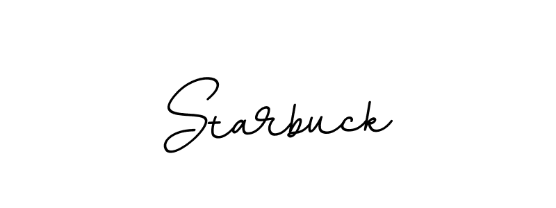 You should practise on your own different ways (BallpointsItalic-DORy9) to write your name (Starbuck) in signature. don't let someone else do it for you. Starbuck signature style 11 images and pictures png