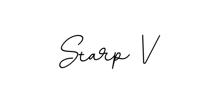 Also we have Starp V name is the best signature style. Create professional handwritten signature collection using BallpointsItalic-DORy9 autograph style. Starp V signature style 11 images and pictures png