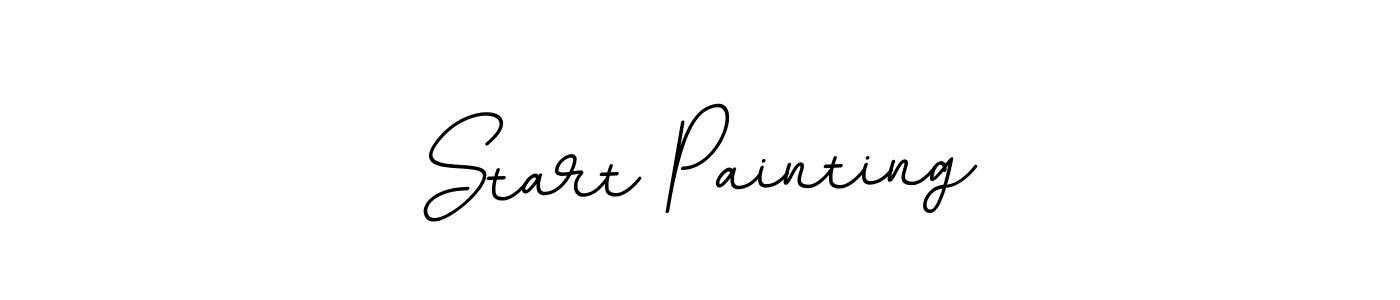 Make a beautiful signature design for name Start Painting. With this signature (BallpointsItalic-DORy9) style, you can create a handwritten signature for free. Start Painting signature style 11 images and pictures png