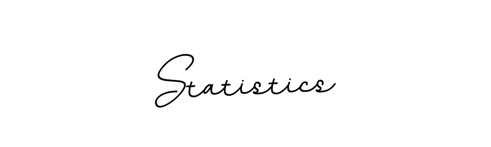 How to make Statistics name signature. Use BallpointsItalic-DORy9 style for creating short signs online. This is the latest handwritten sign. Statistics signature style 11 images and pictures png