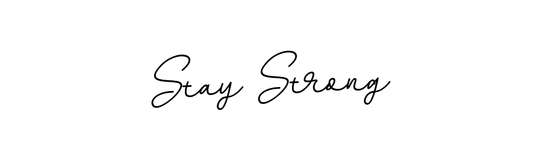 Use a signature maker to create a handwritten signature online. With this signature software, you can design (BallpointsItalic-DORy9) your own signature for name Stay Strong. Stay Strong signature style 11 images and pictures png