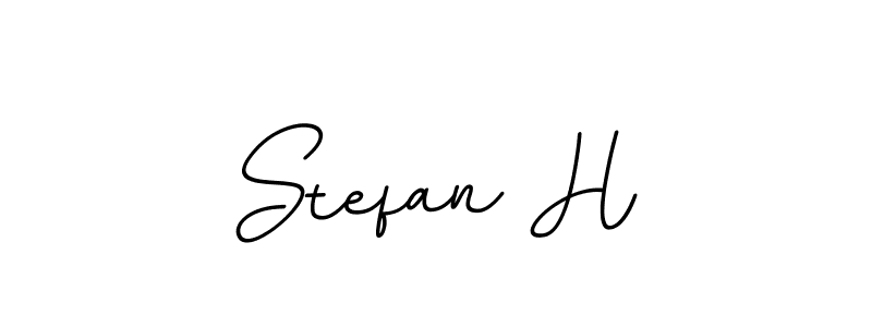 It looks lik you need a new signature style for name Stefan H. Design unique handwritten (BallpointsItalic-DORy9) signature with our free signature maker in just a few clicks. Stefan H signature style 11 images and pictures png