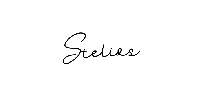 Stelios stylish signature style. Best Handwritten Sign (BallpointsItalic-DORy9) for my name. Handwritten Signature Collection Ideas for my name Stelios. Stelios signature style 11 images and pictures png