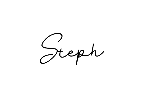 You should practise on your own different ways (BallpointsItalic-DORy9) to write your name (Steph) in signature. don't let someone else do it for you. Steph signature style 11 images and pictures png