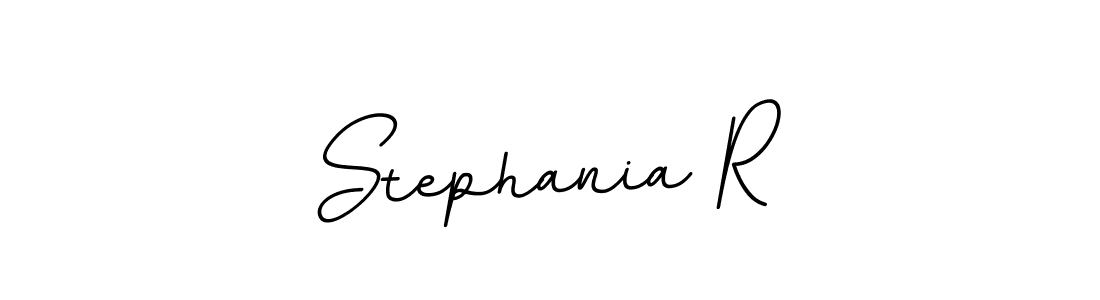 It looks lik you need a new signature style for name Stephania R. Design unique handwritten (BallpointsItalic-DORy9) signature with our free signature maker in just a few clicks. Stephania R signature style 11 images and pictures png