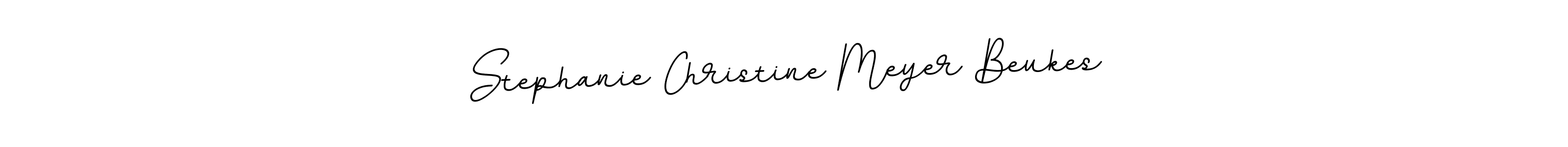 Also You can easily find your signature by using the search form. We will create Stephanie Christine Meyer Beukes name handwritten signature images for you free of cost using BallpointsItalic-DORy9 sign style. Stephanie Christine Meyer Beukes signature style 11 images and pictures png