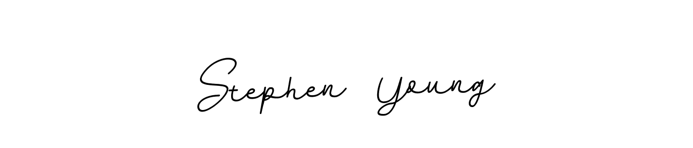 Stephen  Young stylish signature style. Best Handwritten Sign (BallpointsItalic-DORy9) for my name. Handwritten Signature Collection Ideas for my name Stephen  Young. Stephen  Young signature style 11 images and pictures png