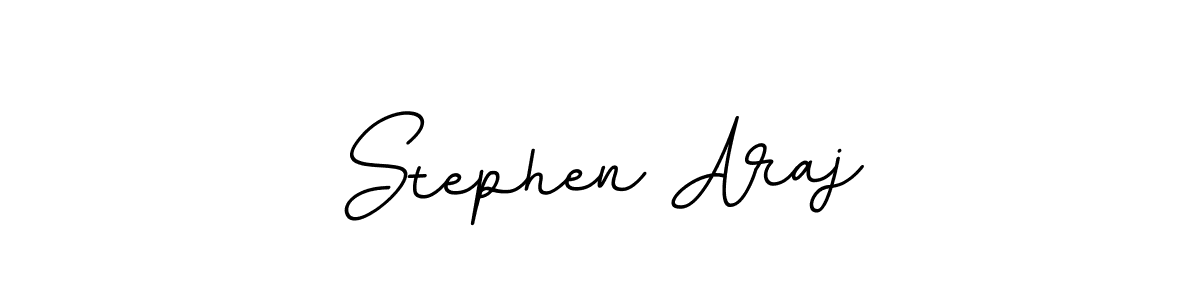 Stephen Araj stylish signature style. Best Handwritten Sign (BallpointsItalic-DORy9) for my name. Handwritten Signature Collection Ideas for my name Stephen Araj. Stephen Araj signature style 11 images and pictures png