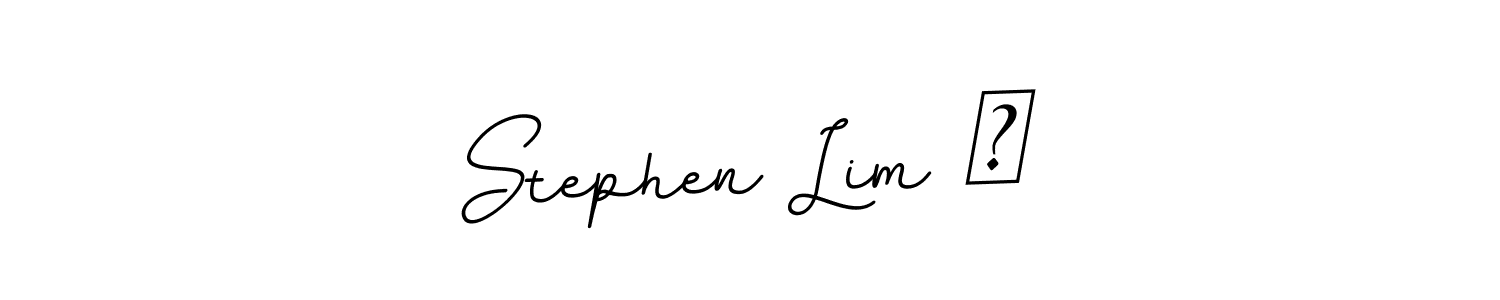 This is the best signature style for the Stephen Lim ‎ name. Also you like these signature font (BallpointsItalic-DORy9). Mix name signature. Stephen Lim ‎ signature style 11 images and pictures png