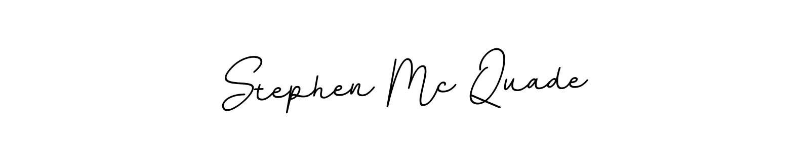 How to make Stephen Mc Quade name signature. Use BallpointsItalic-DORy9 style for creating short signs online. This is the latest handwritten sign. Stephen Mc Quade signature style 11 images and pictures png