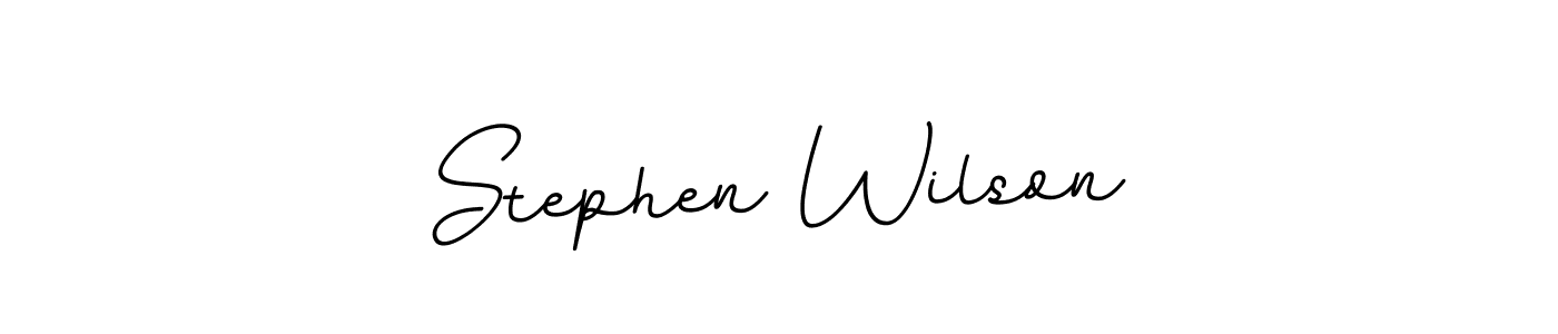 Make a beautiful signature design for name Stephen Wilson. With this signature (BallpointsItalic-DORy9) style, you can create a handwritten signature for free. Stephen Wilson signature style 11 images and pictures png