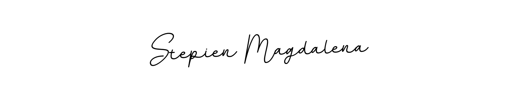 The best way (BallpointsItalic-DORy9) to make a short signature is to pick only two or three words in your name. The name Stepien Magdalena include a total of six letters. For converting this name. Stepien Magdalena signature style 11 images and pictures png