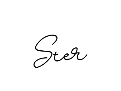 How to make Ster name signature. Use BallpointsItalic-DORy9 style for creating short signs online. This is the latest handwritten sign. Ster signature style 11 images and pictures png