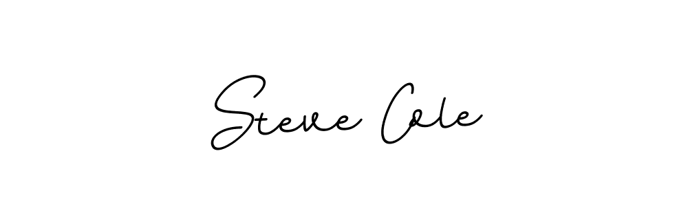 You should practise on your own different ways (BallpointsItalic-DORy9) to write your name (Steve Cole) in signature. don't let someone else do it for you. Steve Cole signature style 11 images and pictures png