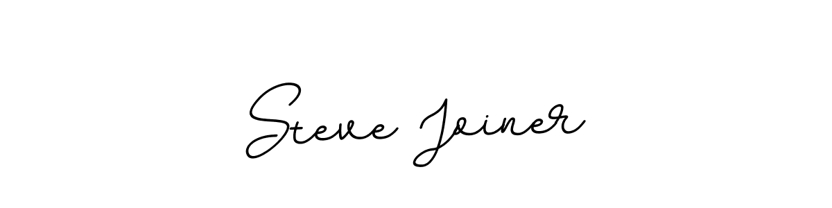 Make a beautiful signature design for name Steve Joiner. With this signature (BallpointsItalic-DORy9) style, you can create a handwritten signature for free. Steve Joiner signature style 11 images and pictures png