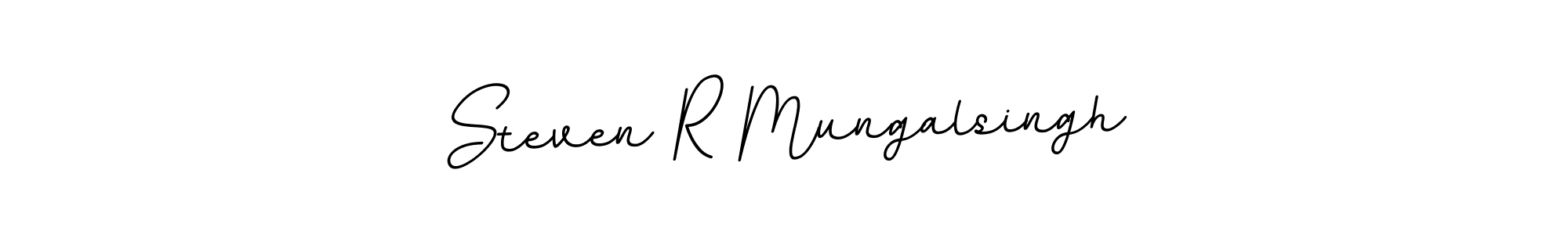 The best way (BallpointsItalic-DORy9) to make a short signature is to pick only two or three words in your name. The name Steven R Mungalsingh include a total of six letters. For converting this name. Steven R Mungalsingh signature style 11 images and pictures png