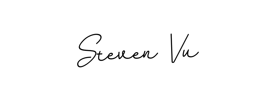 How to make Steven Vu name signature. Use BallpointsItalic-DORy9 style for creating short signs online. This is the latest handwritten sign. Steven Vu signature style 11 images and pictures png