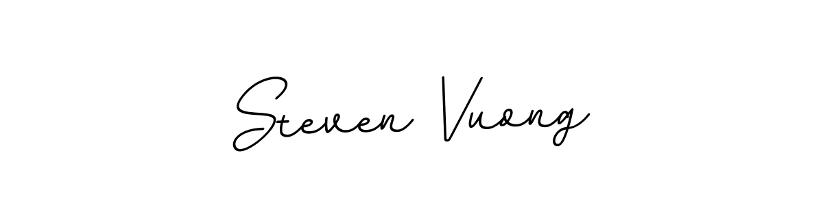 Steven Vuong stylish signature style. Best Handwritten Sign (BallpointsItalic-DORy9) for my name. Handwritten Signature Collection Ideas for my name Steven Vuong. Steven Vuong signature style 11 images and pictures png