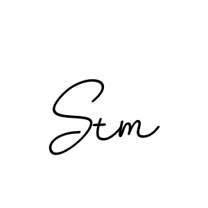 Create a beautiful signature design for name Stm. With this signature (BallpointsItalic-DORy9) fonts, you can make a handwritten signature for free. Stm signature style 11 images and pictures png