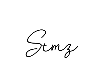 Use a signature maker to create a handwritten signature online. With this signature software, you can design (BallpointsItalic-DORy9) your own signature for name Stmz. Stmz signature style 11 images and pictures png