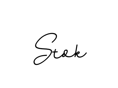 How to make Stok signature? BallpointsItalic-DORy9 is a professional autograph style. Create handwritten signature for Stok name. Stok signature style 11 images and pictures png