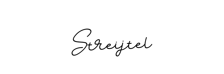 How to make Streijtel signature? BallpointsItalic-DORy9 is a professional autograph style. Create handwritten signature for Streijtel name. Streijtel signature style 11 images and pictures png