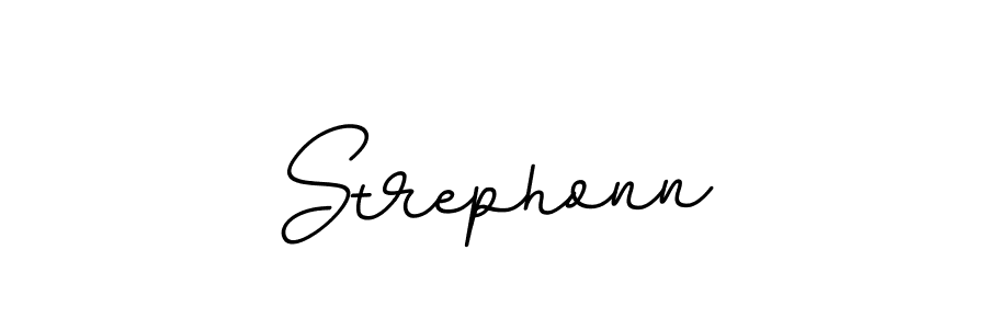 Strephonn stylish signature style. Best Handwritten Sign (BallpointsItalic-DORy9) for my name. Handwritten Signature Collection Ideas for my name Strephonn. Strephonn signature style 11 images and pictures png