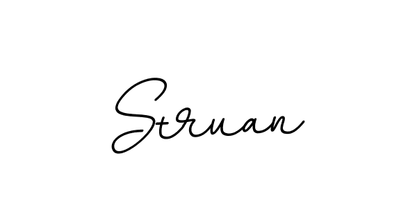 Use a signature maker to create a handwritten signature online. With this signature software, you can design (BallpointsItalic-DORy9) your own signature for name Struan. Struan signature style 11 images and pictures png