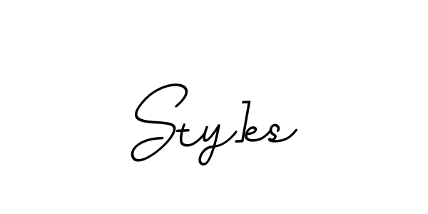 How to make Sty]es signature? BallpointsItalic-DORy9 is a professional autograph style. Create handwritten signature for Sty]es name. Sty]es signature style 11 images and pictures png