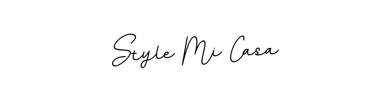 The best way (BallpointsItalic-DORy9) to make a short signature is to pick only two or three words in your name. The name Style Mi Casa include a total of six letters. For converting this name. Style Mi Casa signature style 11 images and pictures png