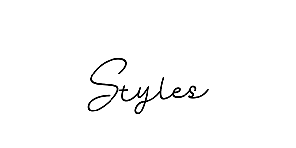 Make a beautiful signature design for name Styles. With this signature (BallpointsItalic-DORy9) style, you can create a handwritten signature for free. Styles signature style 11 images and pictures png