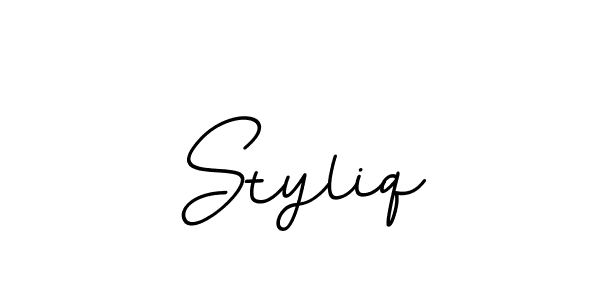 How to make Styliq name signature. Use BallpointsItalic-DORy9 style for creating short signs online. This is the latest handwritten sign. Styliq signature style 11 images and pictures png