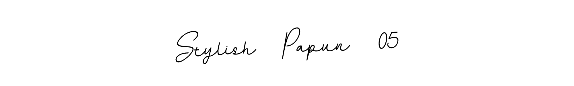 Make a beautiful signature design for name Stylish   Papun   05. With this signature (BallpointsItalic-DORy9) style, you can create a handwritten signature for free. Stylish   Papun   05 signature style 11 images and pictures png