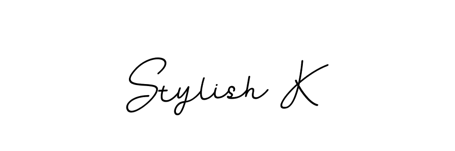 Stylish K stylish signature style. Best Handwritten Sign (BallpointsItalic-DORy9) for my name. Handwritten Signature Collection Ideas for my name Stylish K. Stylish K signature style 11 images and pictures png