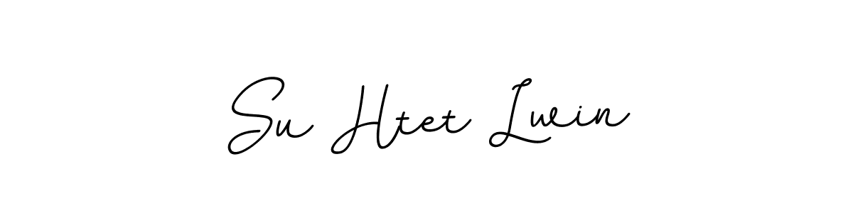 Design your own signature with our free online signature maker. With this signature software, you can create a handwritten (BallpointsItalic-DORy9) signature for name Su Htet Lwin. Su Htet Lwin signature style 11 images and pictures png
