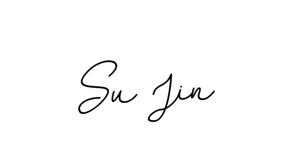 How to make Su Jin name signature. Use BallpointsItalic-DORy9 style for creating short signs online. This is the latest handwritten sign. Su Jin signature style 11 images and pictures png