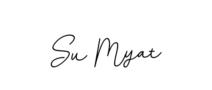 Design your own signature with our free online signature maker. With this signature software, you can create a handwritten (BallpointsItalic-DORy9) signature for name Su Myat. Su Myat signature style 11 images and pictures png