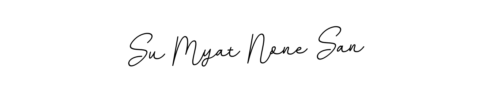 Also we have Su Myat None San name is the best signature style. Create professional handwritten signature collection using BallpointsItalic-DORy9 autograph style. Su Myat None San signature style 11 images and pictures png