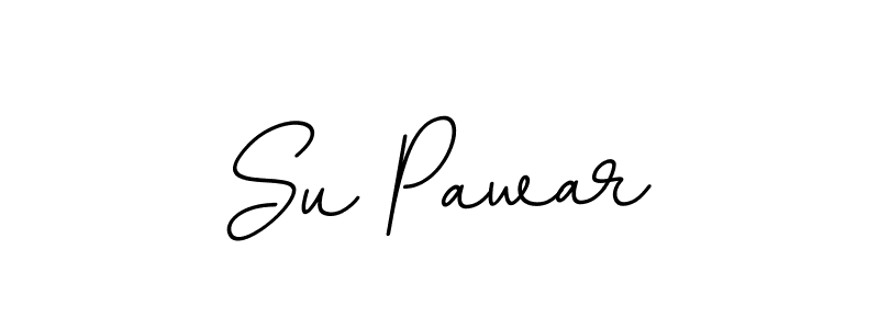 How to make Su Pawar name signature. Use BallpointsItalic-DORy9 style for creating short signs online. This is the latest handwritten sign. Su Pawar signature style 11 images and pictures png