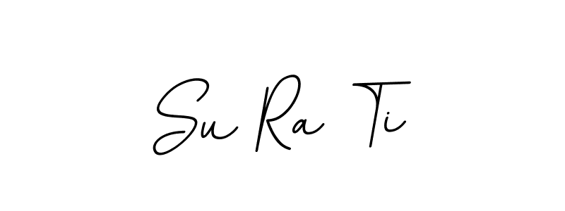 Make a beautiful signature design for name Su Ra Ti. With this signature (BallpointsItalic-DORy9) style, you can create a handwritten signature for free. Su Ra Ti signature style 11 images and pictures png