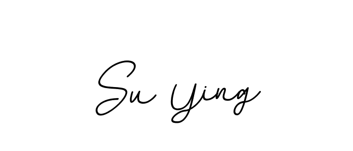 You should practise on your own different ways (BallpointsItalic-DORy9) to write your name (Su Ying) in signature. don't let someone else do it for you. Su Ying signature style 11 images and pictures png