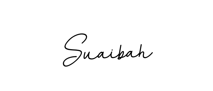 Create a beautiful signature design for name Suaibah. With this signature (BallpointsItalic-DORy9) fonts, you can make a handwritten signature for free. Suaibah signature style 11 images and pictures png