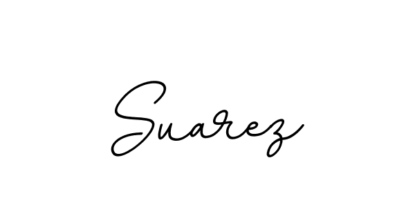 Use a signature maker to create a handwritten signature online. With this signature software, you can design (BallpointsItalic-DORy9) your own signature for name Suarez. Suarez signature style 11 images and pictures png