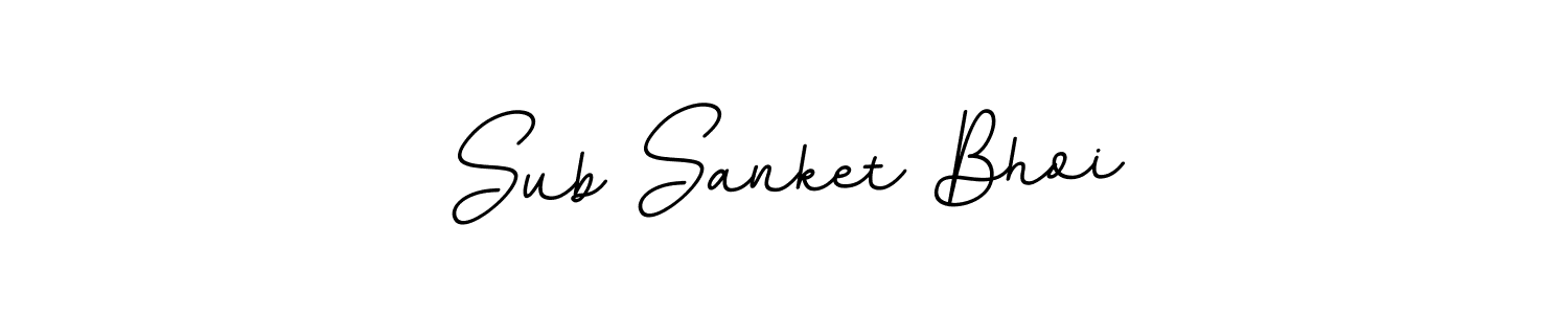 if you are searching for the best signature style for your name Sub Sanket Bhoi. so please give up your signature search. here we have designed multiple signature styles  using BallpointsItalic-DORy9. Sub Sanket Bhoi signature style 11 images and pictures png