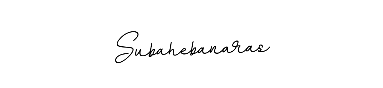 Create a beautiful signature design for name Subahebanaras. With this signature (BallpointsItalic-DORy9) fonts, you can make a handwritten signature for free. Subahebanaras signature style 11 images and pictures png