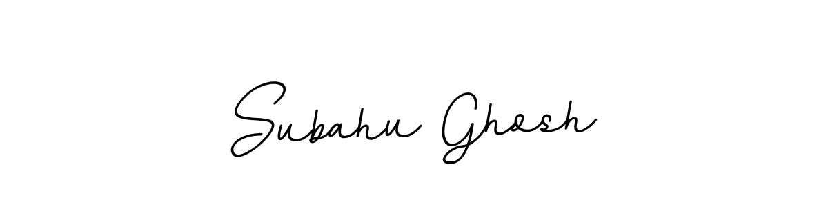 Create a beautiful signature design for name Subahu Ghosh. With this signature (BallpointsItalic-DORy9) fonts, you can make a handwritten signature for free. Subahu Ghosh signature style 11 images and pictures png