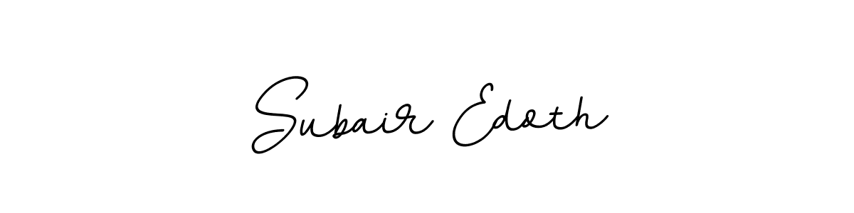 Create a beautiful signature design for name Subair Edoth. With this signature (BallpointsItalic-DORy9) fonts, you can make a handwritten signature for free. Subair Edoth signature style 11 images and pictures png