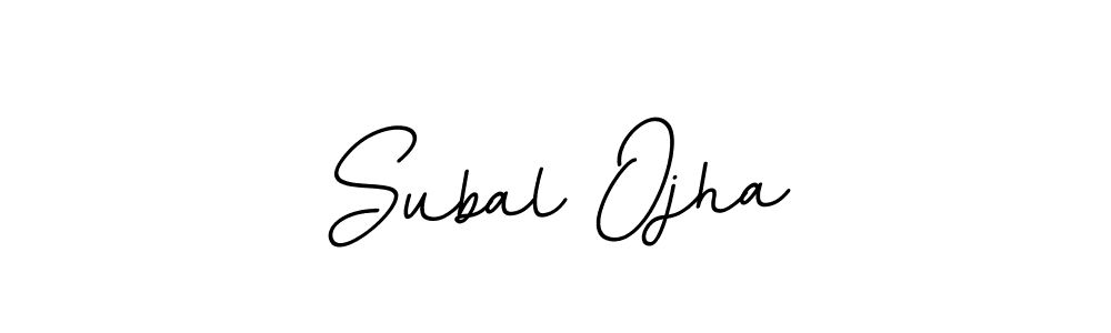 The best way (BallpointsItalic-DORy9) to make a short signature is to pick only two or three words in your name. The name Subal Ojha include a total of six letters. For converting this name. Subal Ojha signature style 11 images and pictures png