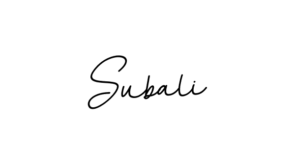 Subali stylish signature style. Best Handwritten Sign (BallpointsItalic-DORy9) for my name. Handwritten Signature Collection Ideas for my name Subali. Subali signature style 11 images and pictures png