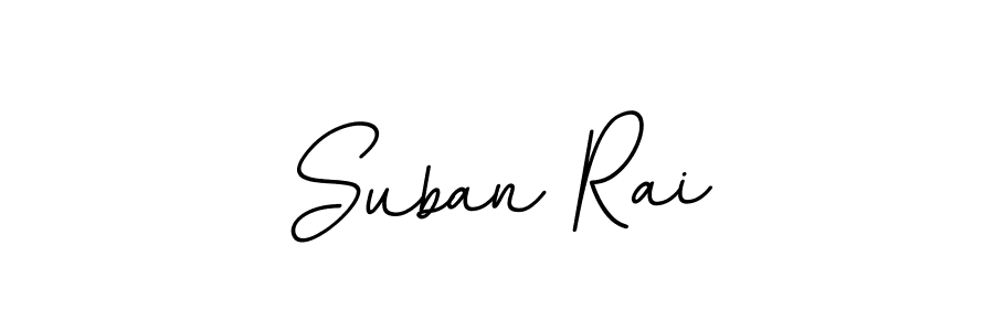 It looks lik you need a new signature style for name Suban Rai. Design unique handwritten (BallpointsItalic-DORy9) signature with our free signature maker in just a few clicks. Suban Rai signature style 11 images and pictures png